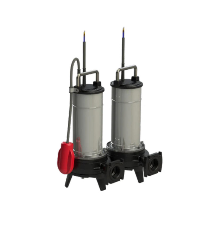 HYDROPOMPE Serie FGR Elettropompe sommergibili in ghisa con trituratore per sollevamento acque reflue